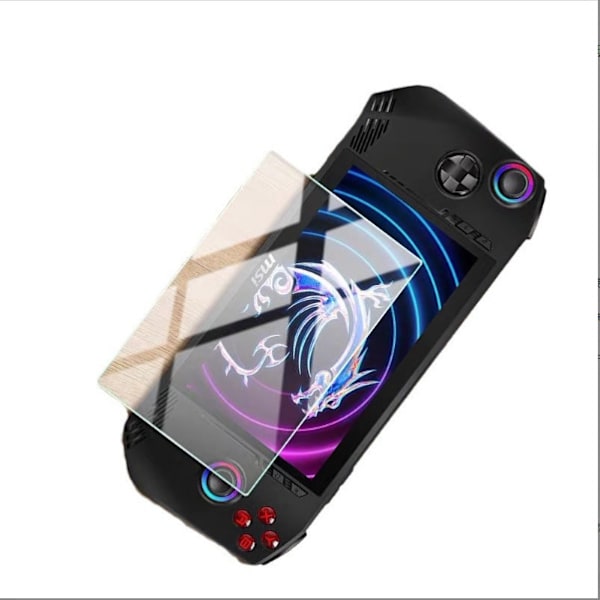 2.5D Arc-Edge HD skärmskydd i härdat glas för MSI Claw Gaming Console