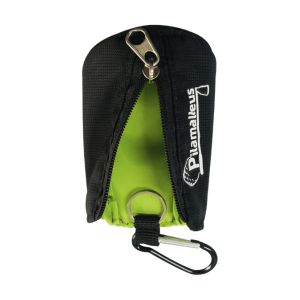 Bærbar golfboldholder med tee-pose Black Black