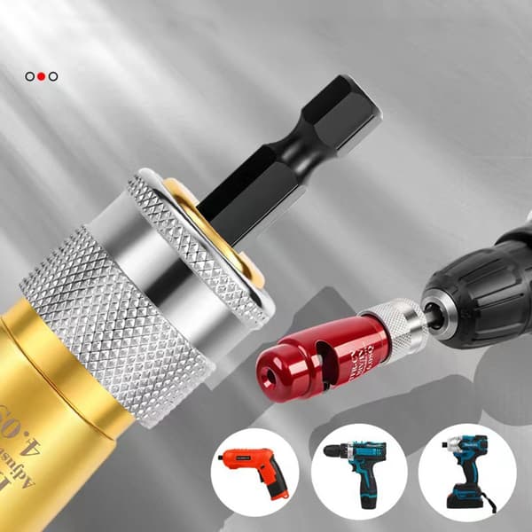 2.5/4/6mm² Avisoleringsverktyg Set - Snabbkoppling, Justerbart Djup för Borrmaskiner