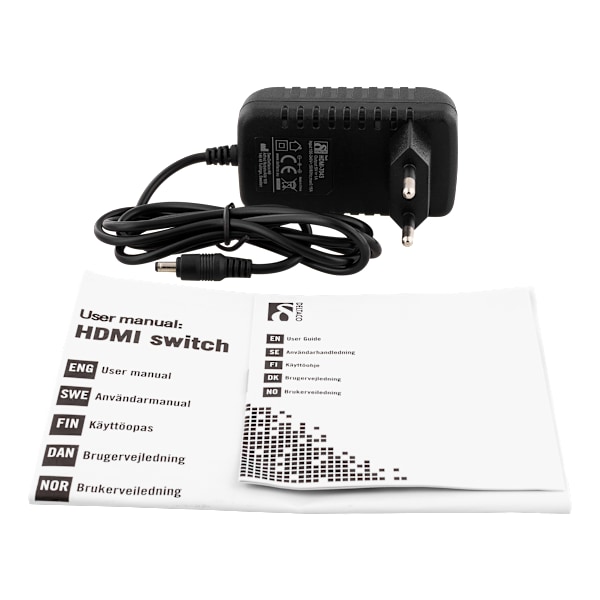 HDMI Switch, 3 inputs to 1 output, sup 4K in 60Hz, 7.1, blac
