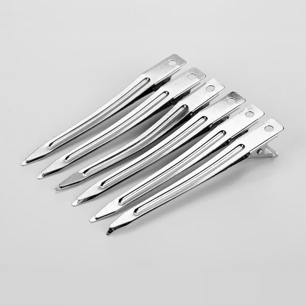 Stora Metallhårklämmor Salong Stylingklämmor 10-pack