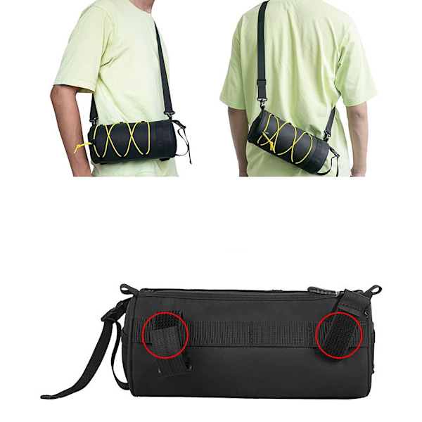 Multifunktionell cykelstyrväska
