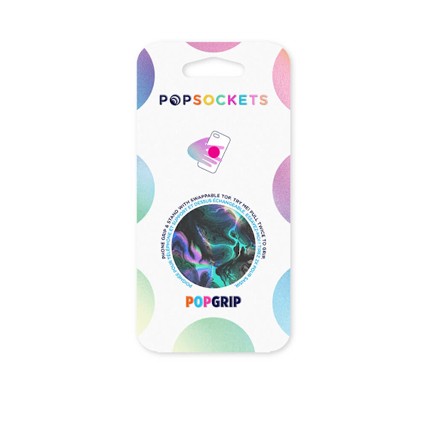 POPSOCKETS Oil Agate Avtagbart Grip med Ställfunktion