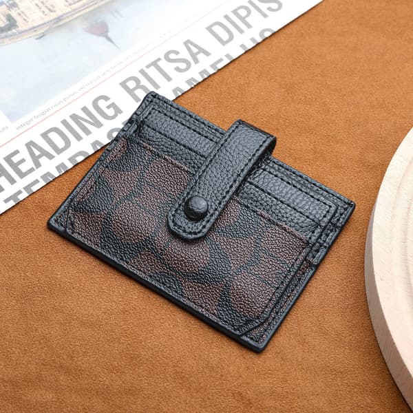 Kortholder til kvinder med flere kortpladser Black Black