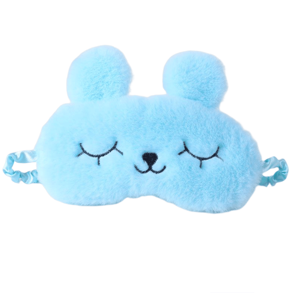 ögonmask sova / Sovmask i söt kanindesign Blue Blue