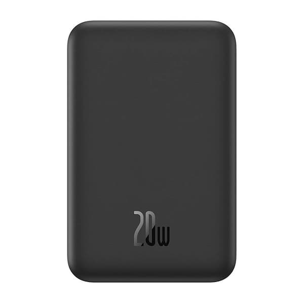 Magnetisk Mini Powerbank Baseus 5000mAh, USB-C 20W (sort)