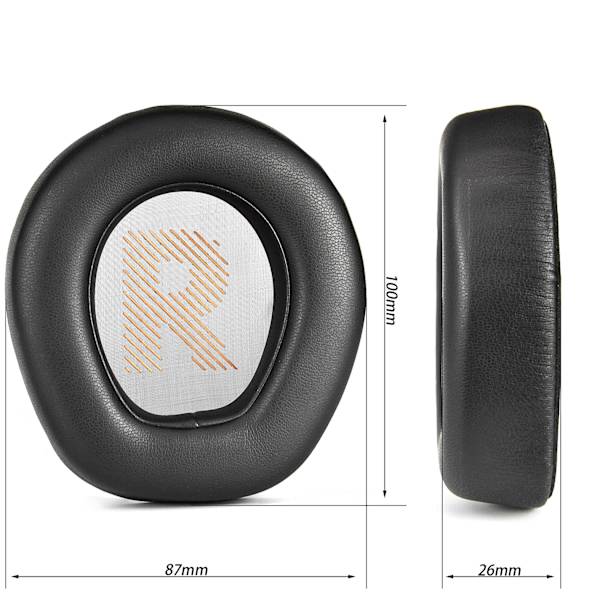 Ersättande Öronkuddar för JBL Quantum JBL Quantum Q200 Q300 Svart