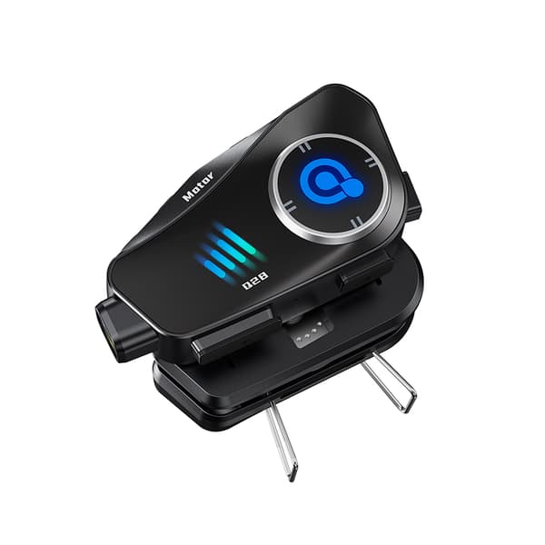 Hjelm Bluetooth Headset 2-i-1 Soft+Hard Mic, Sort