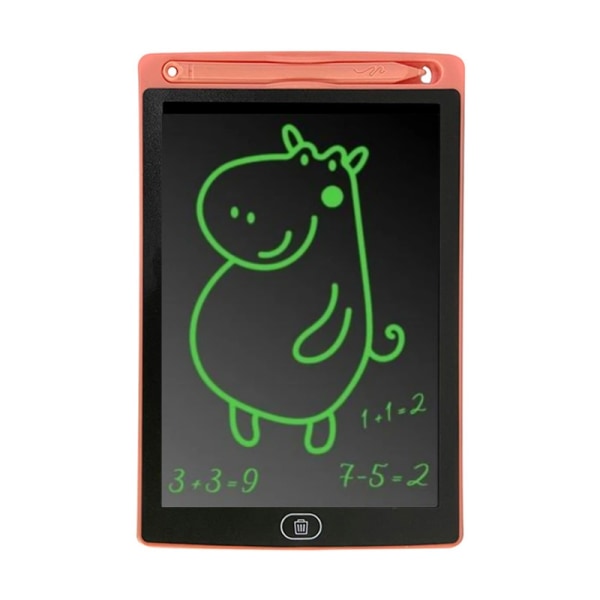 8,5" LCD digital ritplatta med penna Rosa
