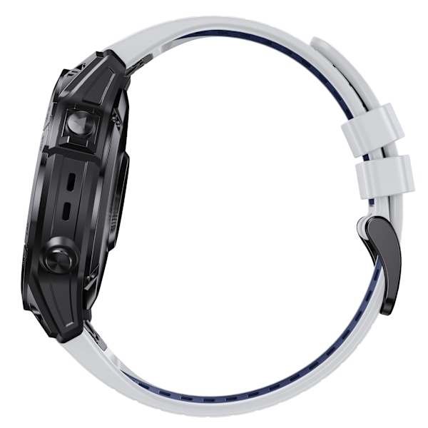 Stilfuld Quick Release Rem til Fenix 7PRO Hvid + blå