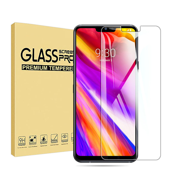 LG G7:n näytönsuoja, 0,26 mm karkaistu lasi, kaareva reuna (2 kpl)