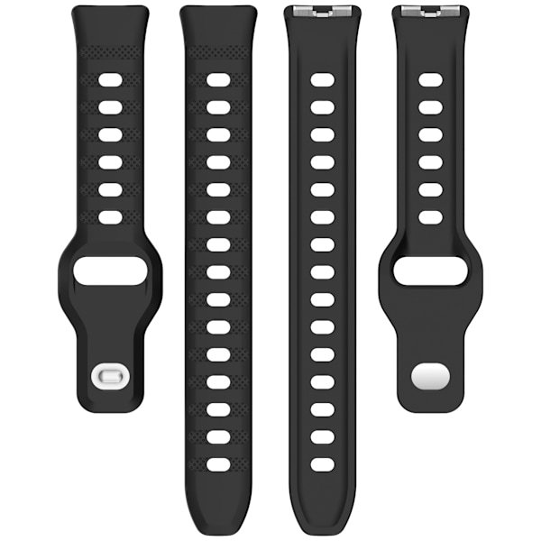 Silikonerem til Huawei Band 10/9/8 - Prikket tekstur Sort