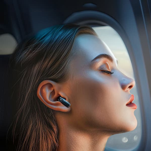 Bluetooth-hörlurar: Brusreducering och lång livslängd Black Black