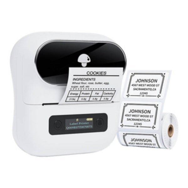 Phomemo M220 bærbar etiketprinter (hvid)