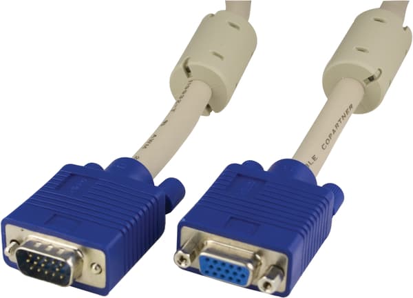 Extension cable RGB HD15ma-fe 2m Pin-Pin, without pin9