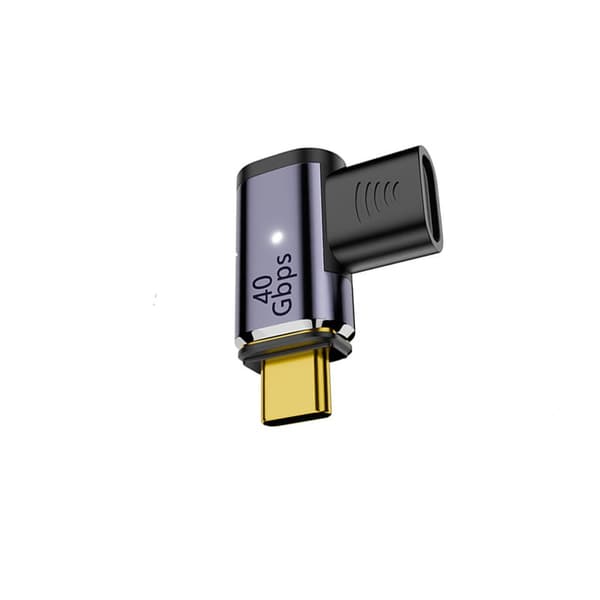 Sivuttainen magneettinen USB-C - USB-C -sovitin (1 kpl)