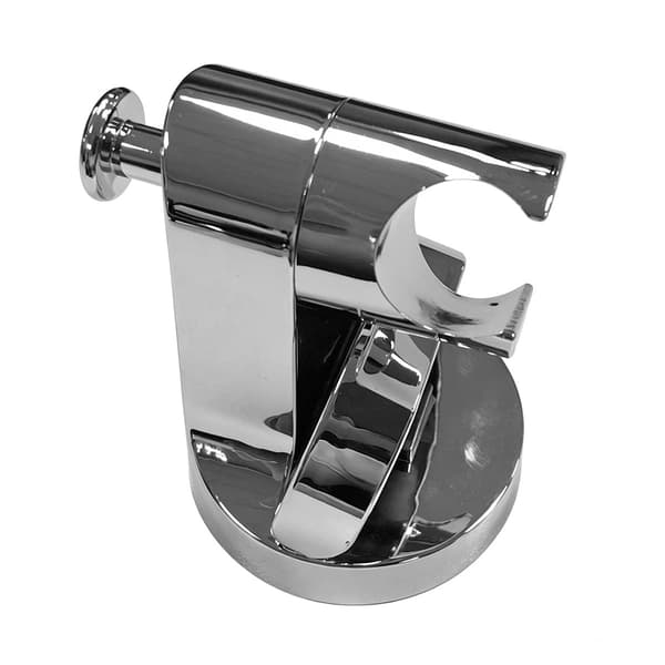 Justerbar Duschhuvudhållare med Sugpropp - Silverfinish