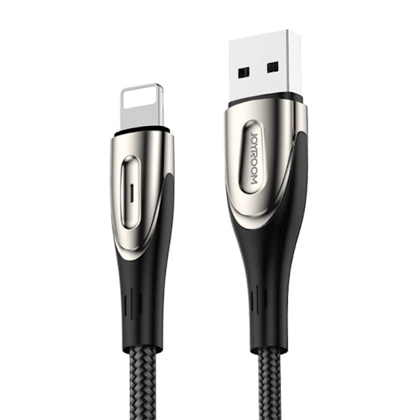 USB-kabel för Lightning Joyroom Sharp S-M411 2,4A, 3m (svart)