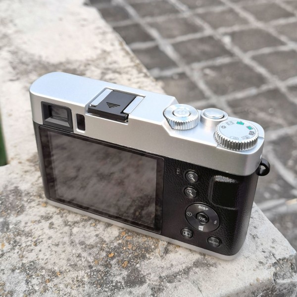 INF Digitalkamera 4K/48MP/16X Zoom/Autofokus/Sökare/Anti-Shake S Svart