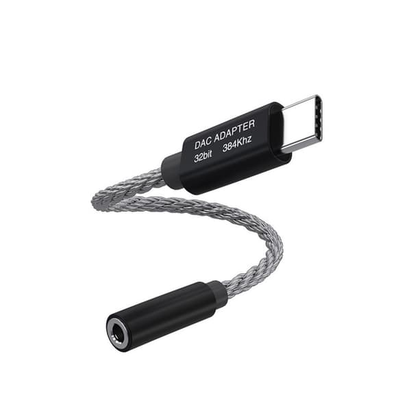 USB-C til 3,5 mm DAC-lydadapter med Realtek ALC4042, understøtter 32bit 384khz