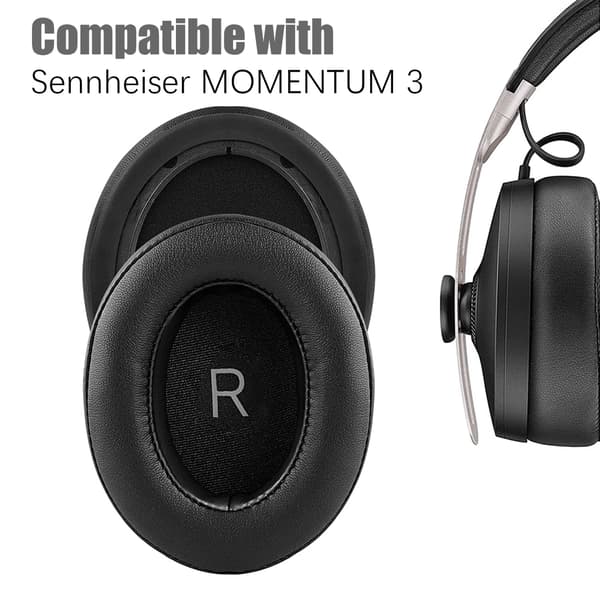 Öronkuddar för Sennheiser MOMENTUM 3 Black Black