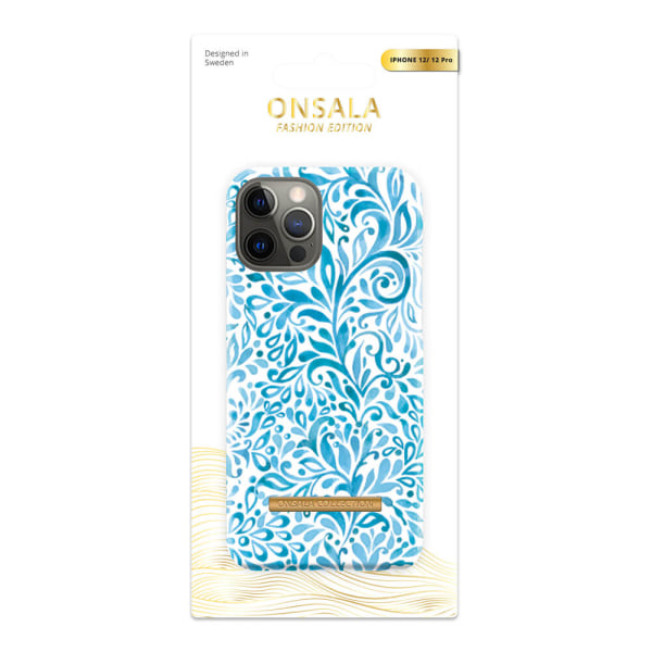 ONSALA Mobilskal iPhone 12 / 12 Pro Soft Flow Ornament