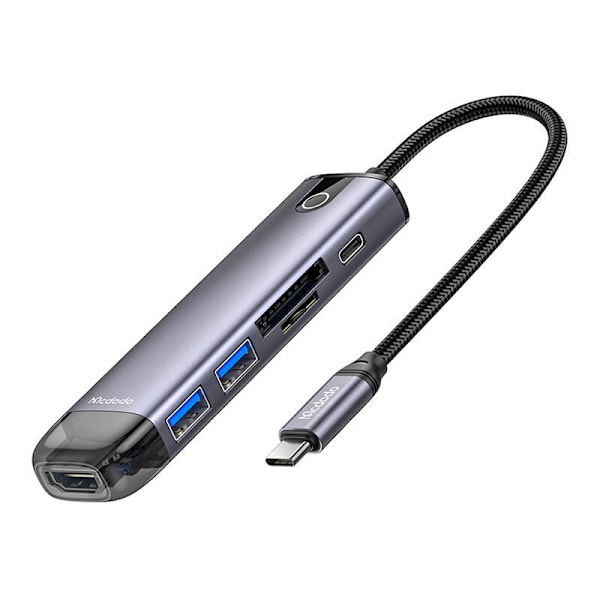 Mcdodo HU-7420 10-i-1 USB-C Hub (USB-C, HDMI, VGA, USB3.0*2, USB3.0*2, SD, TF)