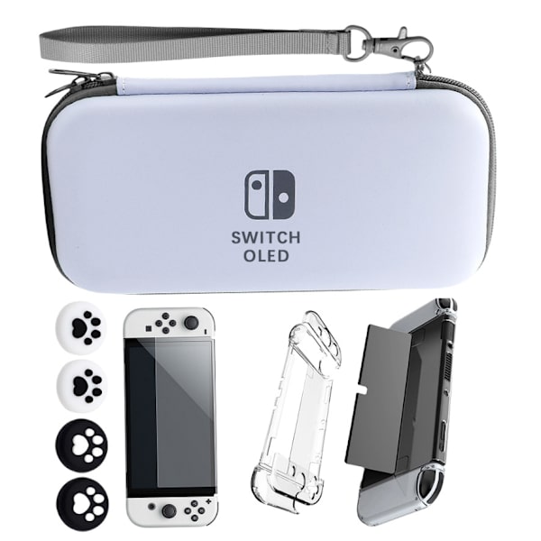 Skyddande bärväska för Nintendo SWITCH OLED Grey Grey