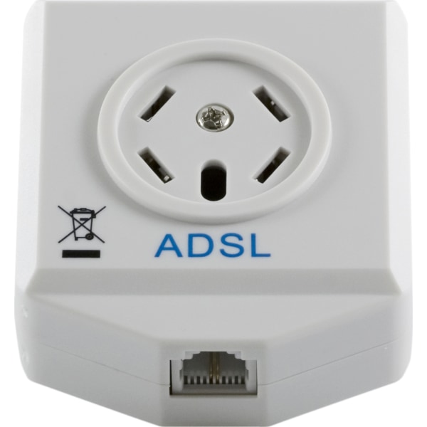 DELTACO ADSL Splitter för ADSL/ADSL 2+, modem/router