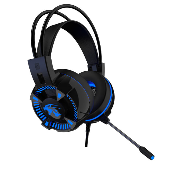 V5000 Gaming Headset med LED blå - USB 4704 | Fyndiq