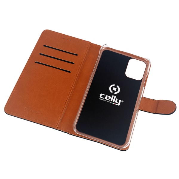 Celly Wallet Case iPhone 12 / 12 Pro Svart