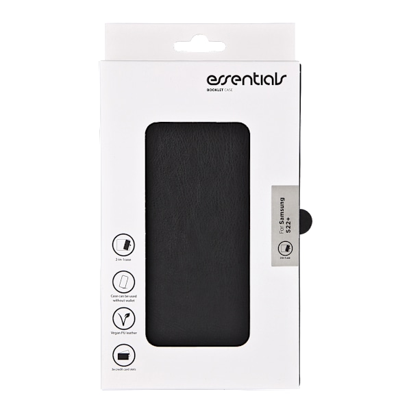 Samsung Galaxy S22+ PU wallet,detach, 3 card,Black