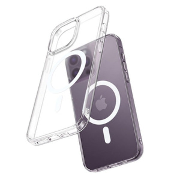 Magnetisk cover McDodo Crystal til iPhone 14 Pro Max (gennemsigtig)