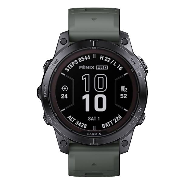 Tyylikäs pikakiinnityshihna Garmin Fenix 7X Pro -kelloon Musta + Vihreä