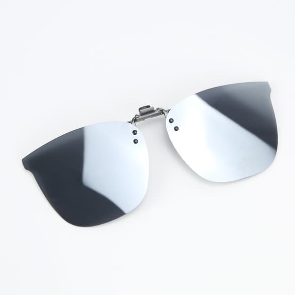 Polariserade Clip-on Solglasögon Silver Silver