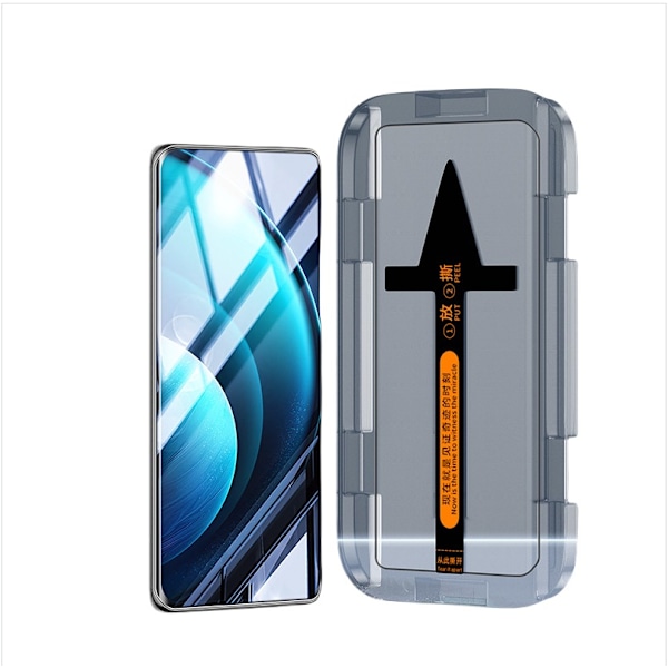 Härdat glasskydd med applikator för Vivo X90 Pro