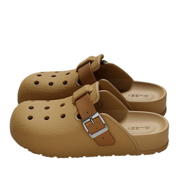 Bekväma och snygga Clog-sandaler F kaffe