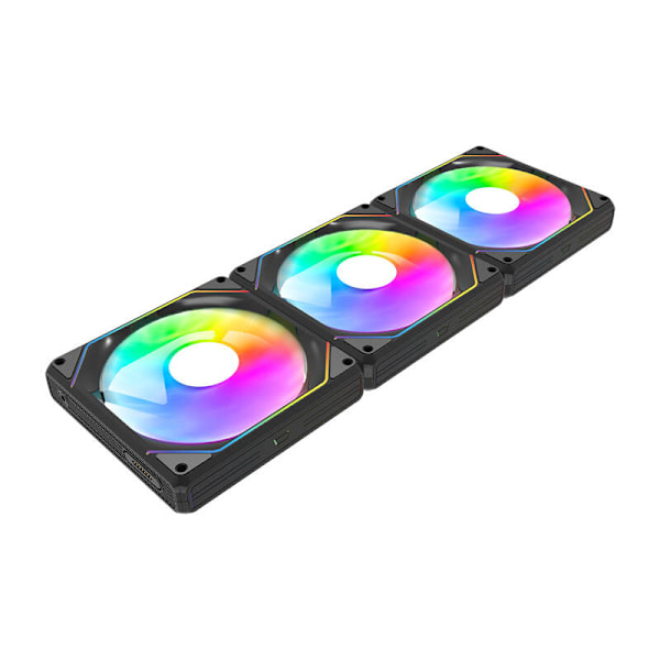 Darkflash Gauss G24 3-i-1 datorfläktar (svarta)