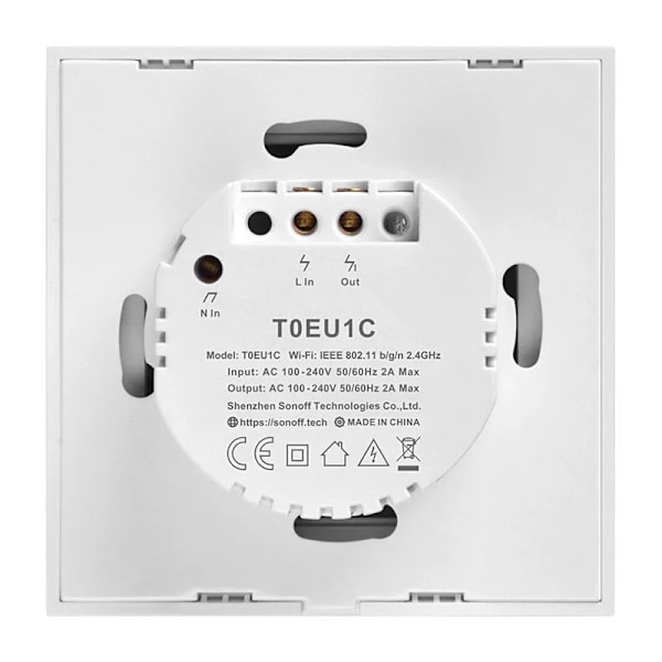 Smart Switch WiFi Sonoff T0 EU TX (1-kanal)