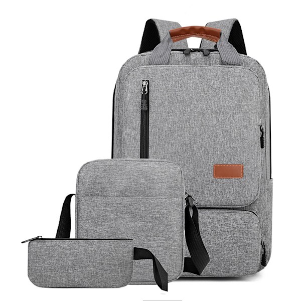 Multifunktionel nylon bærbar rygsæk Grey Grey