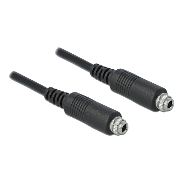 Cable Stereo Jack 3.5 mm female panel-mount, 25 cm
