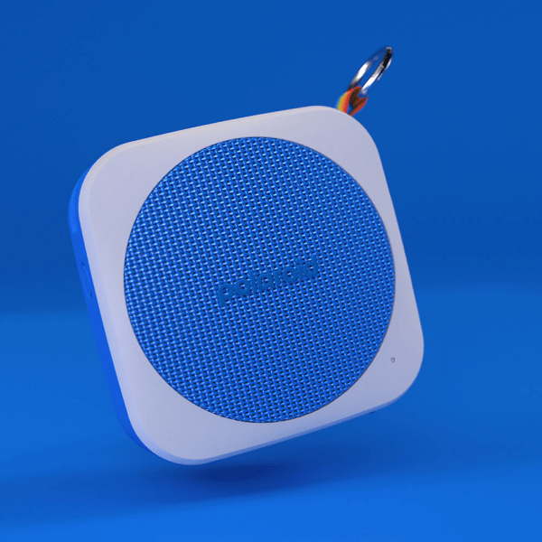 POLAROID P1 trådlös högtalare blå och vit