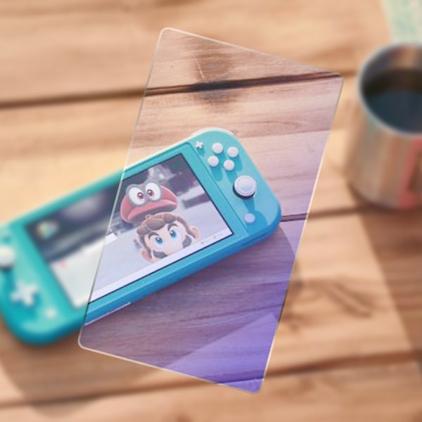 Switch Lite/Mini TPU-etui og hærdet glas skærmbeskytter Grøn