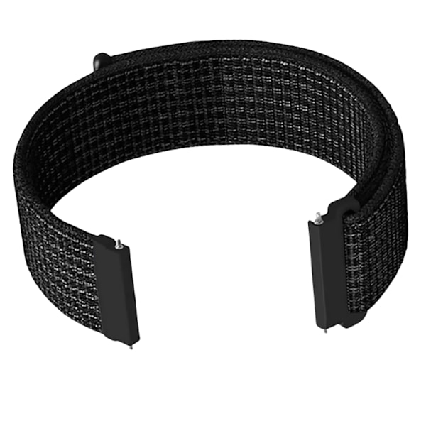 Nylon klockarmband för Samsung Watch 4/5/6 & Huawei GT4 Svart 20 mm