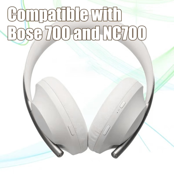INF Öronkuddar för Bose 700/NC700 konstläder 1 par Grå