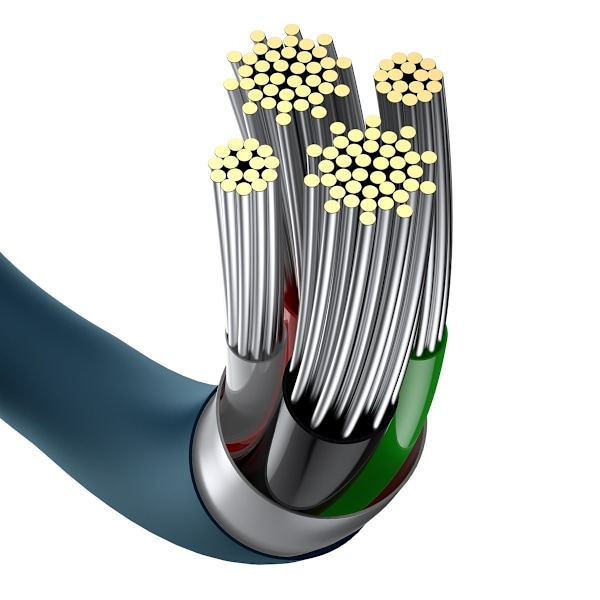 Baseus Superior Series-kabel USB till iP 2.4A 1m (blå)