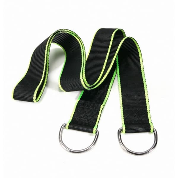 Polyester gyngeophængssæt 5cmX150cm — 250kg bæreevne, dobbeltsyet, No.8 karabiner og 304 rustfrit drejeringe