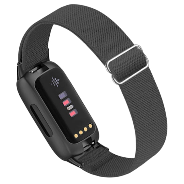 Fitbit Inspire 3 Nylon ranneke Tummanharmaa