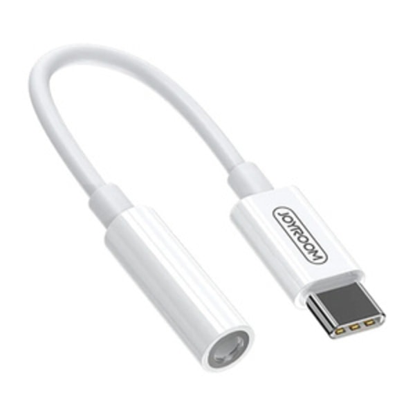 Digitaalinen äänisovitin USB-C:lle 3,5 mm Joyroom SH-C1 (valkoinen)