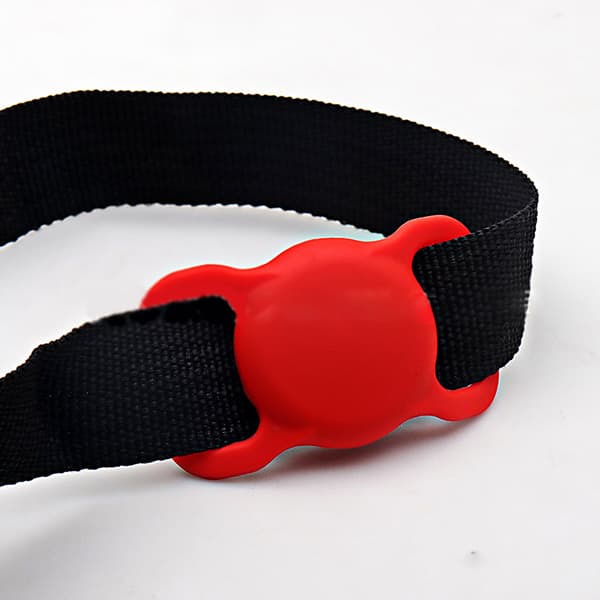 Silikone AirTag-etui til kæledyr Black Black